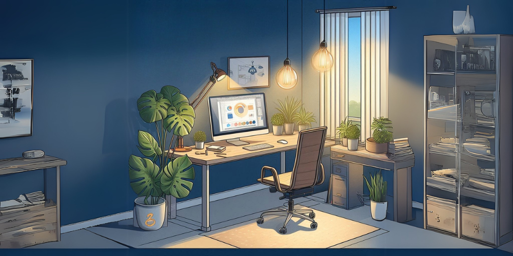 espacio de trabajo ergonómico - Iluminación adecuada