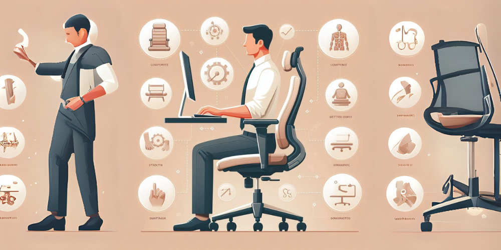 silla de oficina ergonomica: características clave