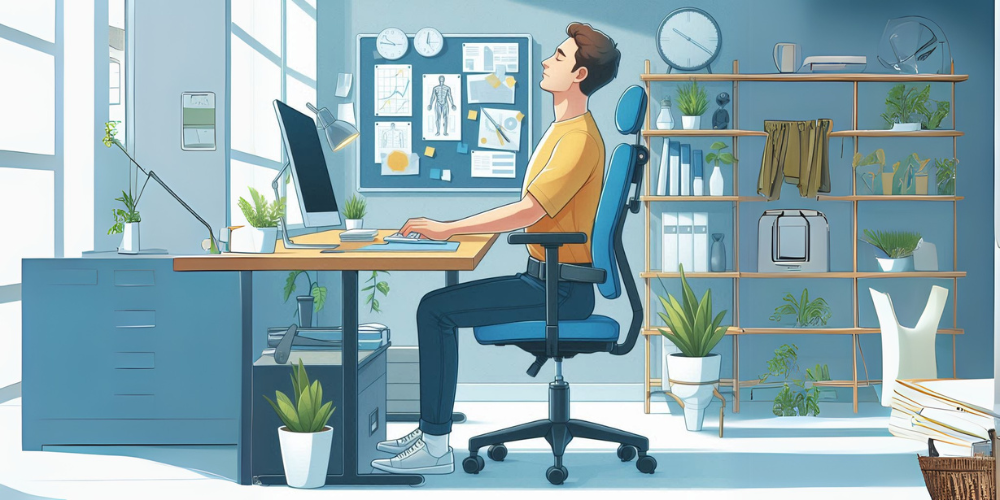 postura ergonomica en el entorno laboral: 