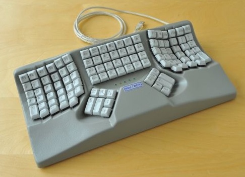 La historia del teclado ergonómico - maltron