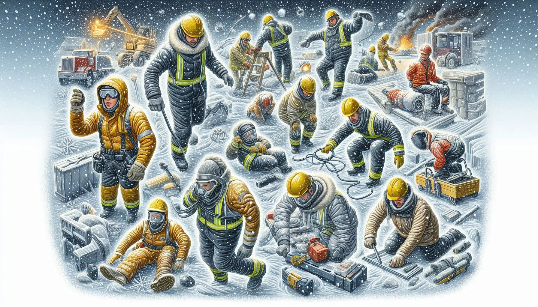 Ergonomía para el trabajo en climas extremos art imagen