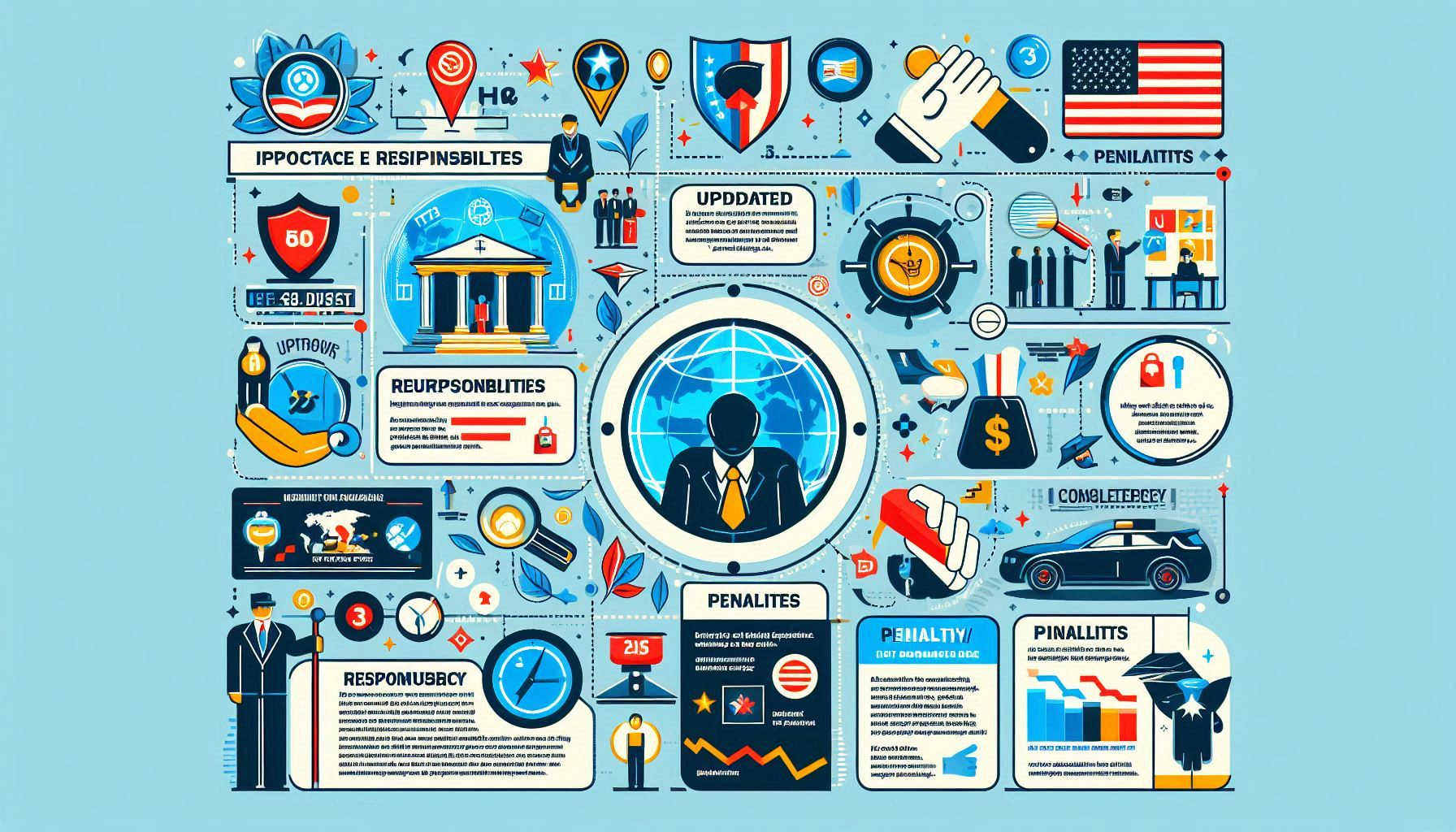 Responsabilidades y sanciones actualizadas - PRL transporte mercancías normativa