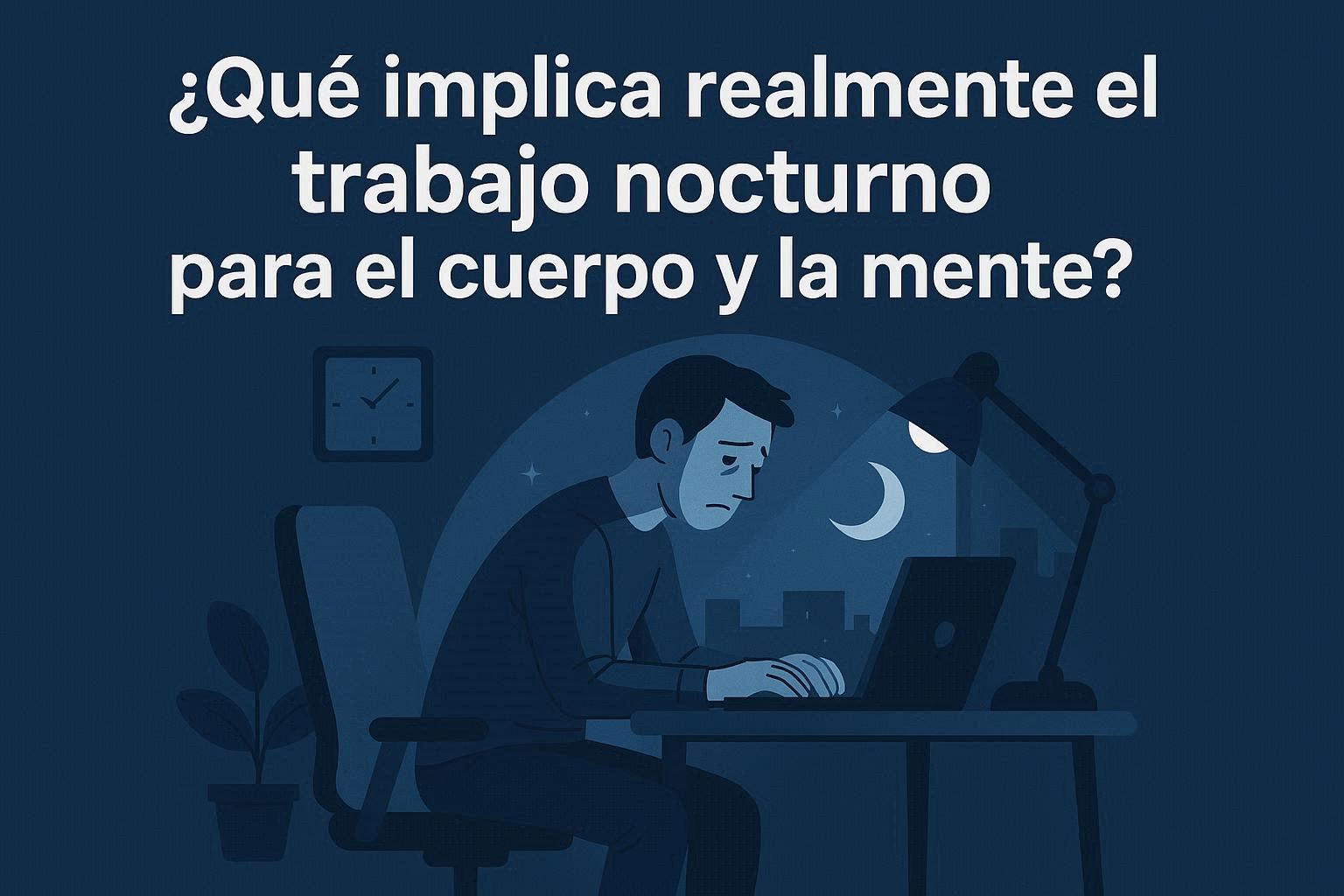 Ergonomía para turnos de noche para el cuerpo y la mente