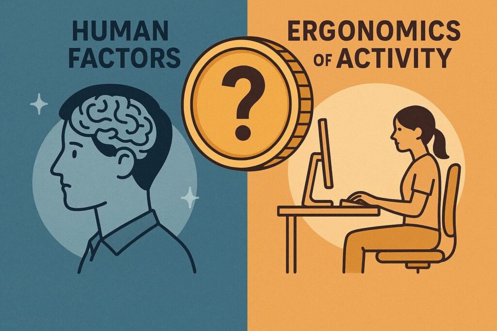 Factores Humanos vs. Ergonomía de la Actividad - imagen principal