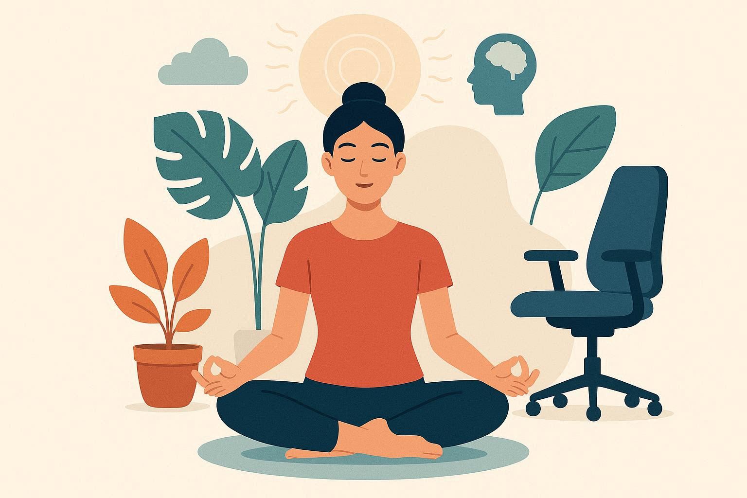 Guía Definitiva de Posturas de Meditación y Ergonomía - imagen principal