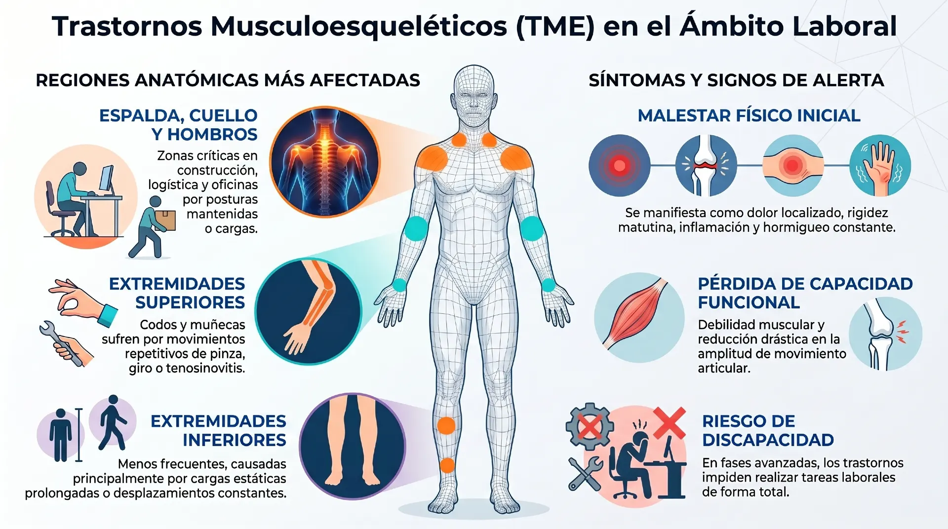 infografías - Prevenir trastornos musculoesqueléticos