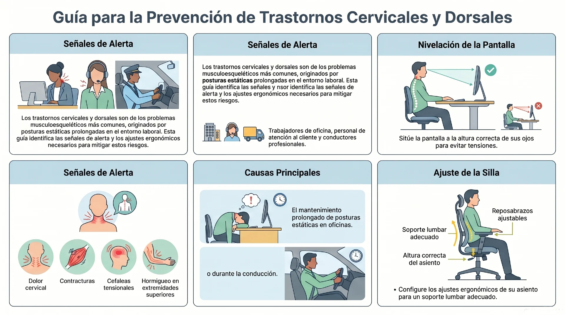 infografías 3 - Prevenir trastornos musculoesqueléticos
