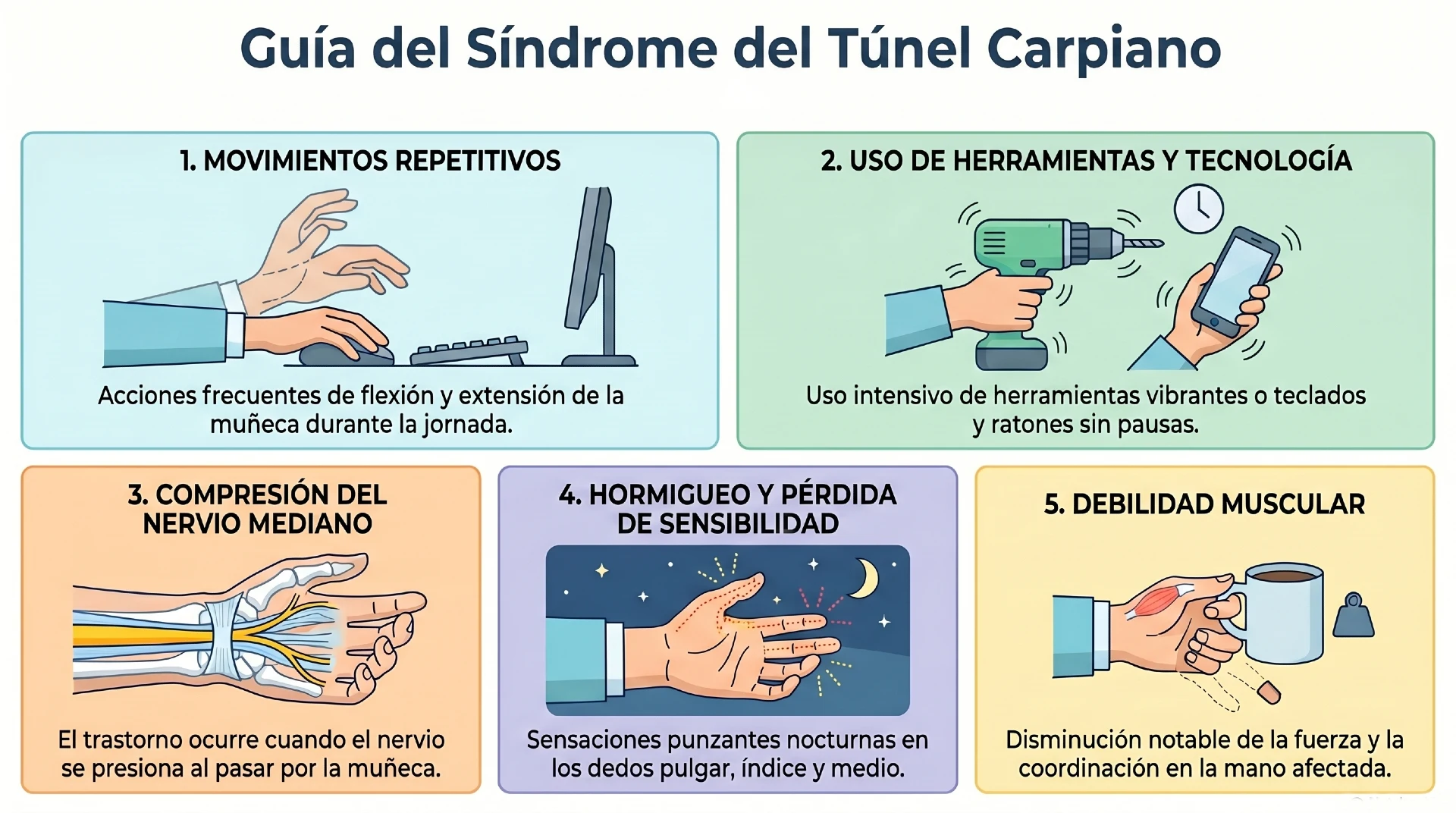 infografías 5 - Prevenir trastornos musculoesqueléticos
