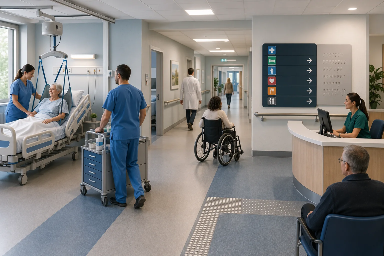 Hospitales - ergonomía inclusiva