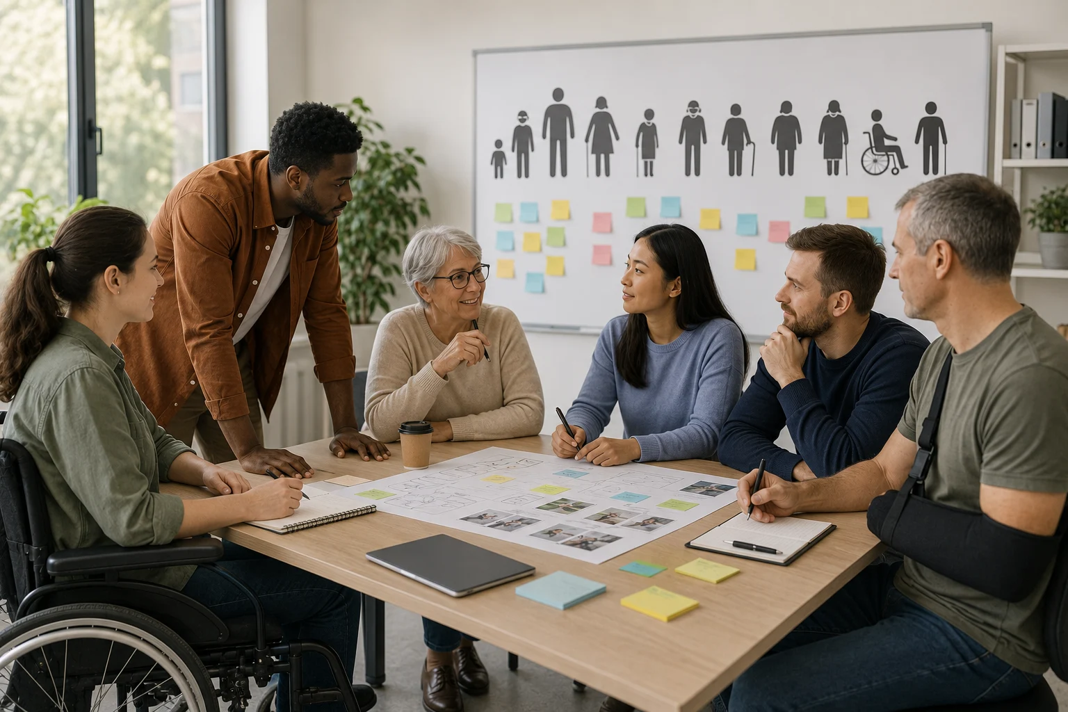 Paso 2 Analizar a los usuarios - ergonomía inclusiva