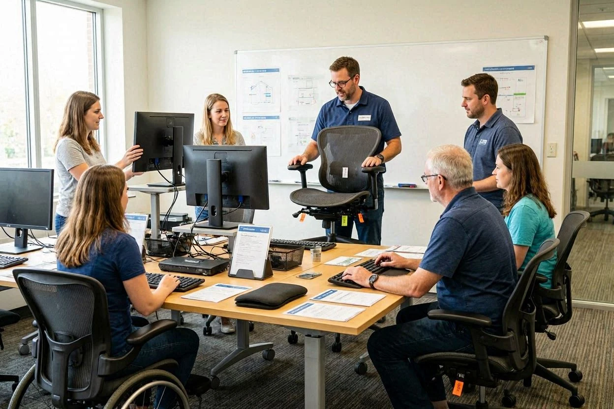 Paso 5 Formar al personal - ergonomía inclusiva