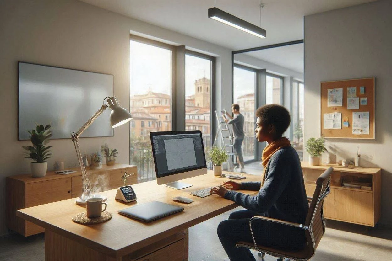 iluminación en el puesto de trabajo - imagen principal