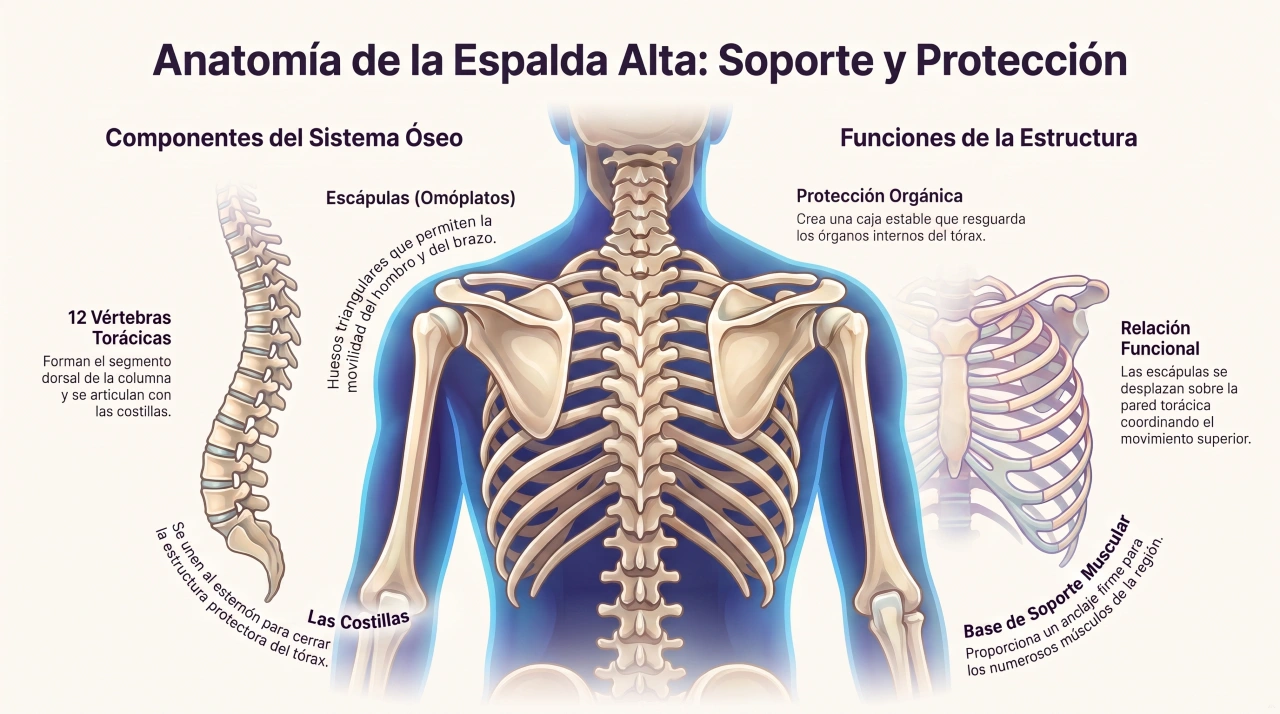 Huesos de la espalda alta - Infografías