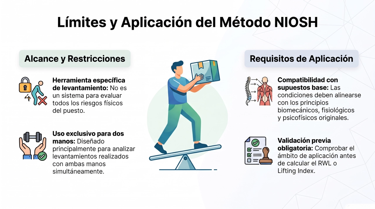 Limitaciones del método NIOSH