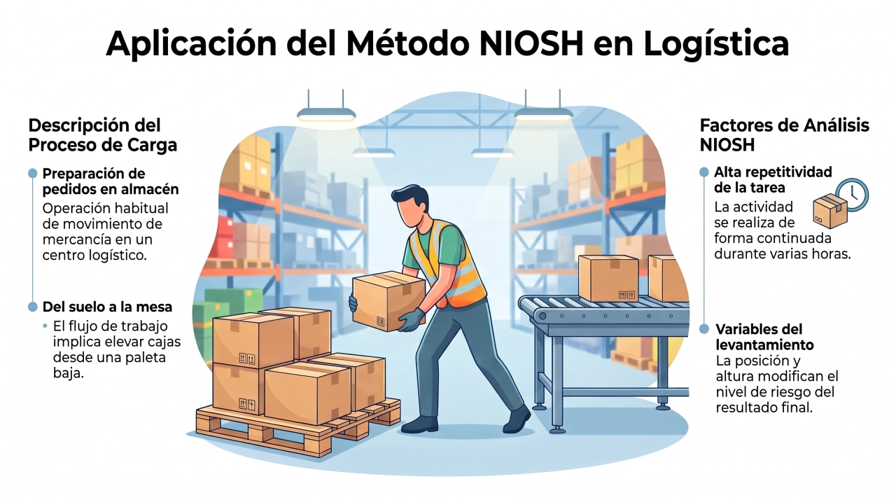 Ejemplo práctico del método NIOSH