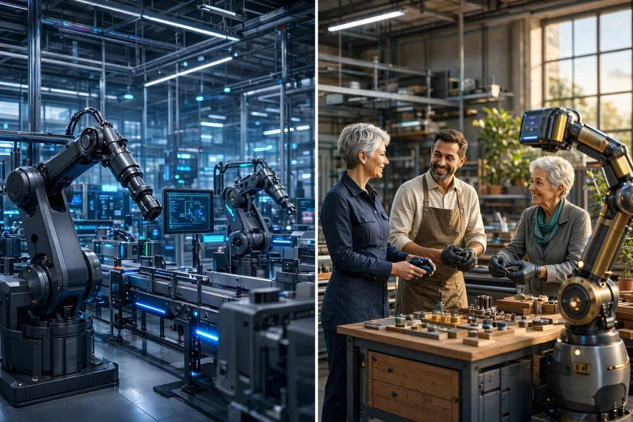 Análisis Comparativo: Industria 4.0 vs. Industry 5.0